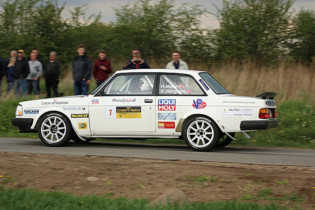 Heino Mejer og Bo Mølgaard kørte en flot generel 6. plads hjem i Cimbern Rally 2019
(Foto: Alex Rasmussen, rallyfoto.dk)